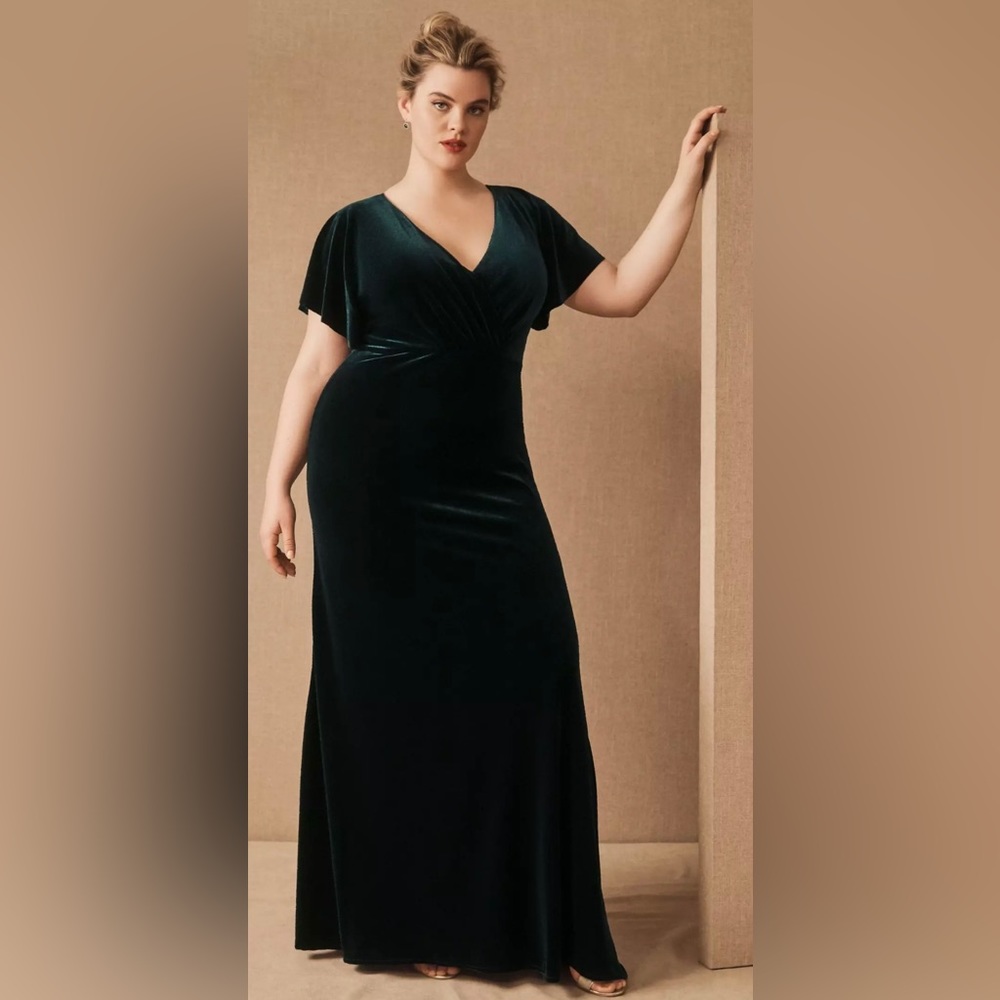 Jenny Yoo Ellis Emerald Green Gown